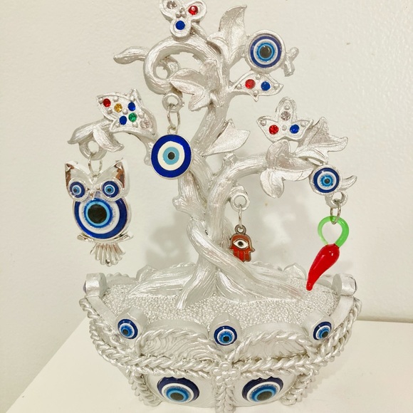 LOVELY 🧿 EVIL EYE 🧿 PROTECTION TREE HOME DECOR! - Picture 1 of 2